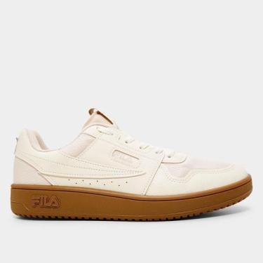 Imagem de Tênis Couro Fila Acd Classic Masculino, Bege, 44