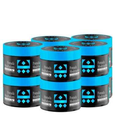 Imagem de Kit 10 Pomada Para Cabelo Efeito Brilho Embaixador 250G