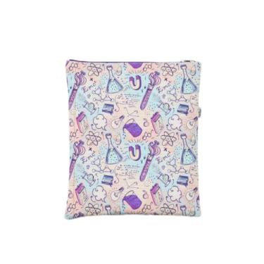 Imagem de Bolsa necessaire personalizada enfermagem Porta Jaleco - (LABORATÓRIO COLORIDO)