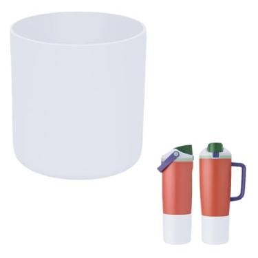 Imagem de KPWIN Bota para Owala 1,134 g FreeSip Sway, bota superior de silicone para Owala FreeSip Sway 850 g, capa protetora antiderrapante para copo e garrafa Freesip Sway (branca)