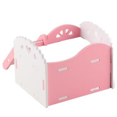 Imagem de Zerodis Casa de Cobaia Produtos para Animais de Estimação Suprimentos para Animais de Estimação Pequenos Gaiolas Pequenas 2 Camadas Casa de de Espaço Ideal para Dormir e Brincar para Hamsters e de