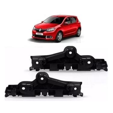 Imagem de Guia Parachoque Dianteiro Logan Sandero 2017 Par