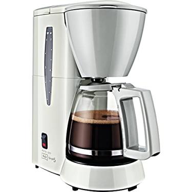 Imagem de Melitta Máquina de filtro de café individual 5 M 720-1, pote de vidro, tampa de gotejamento, desliga automaticamente weiß/grau