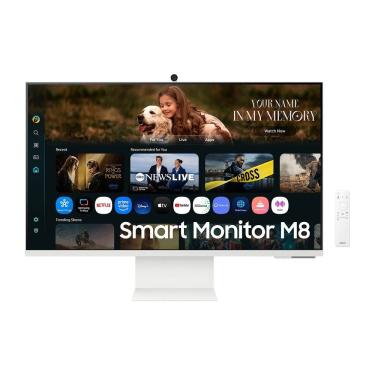 Imagem de Smart Monitor Samsung M8 32", 4K, Plataforma Tizen™, Tap View, USB-c (65W), USB Hub, HDMI, Bluetooth