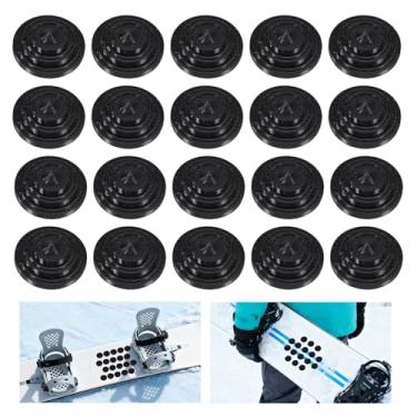 Imagem de 20 Peças Almofada de Piso de Snowboard, Autoadesiva Almofadas Piso Snowboard com 30 Pontos Cola Antiderrapante Pisos Plástico para Esqui Esportivo Inverno, Mulheres e Homens