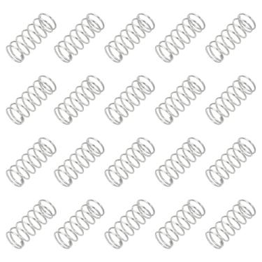 Imagem de PATIKIL Mola de compressão 0,5 mm de diâmetro do fio x 6 mm OD x 15 mm C, 20 peças de extensão mecânica de aço inoxidável 304 molas pequenas kit sortido para lojas e reparos domésticos