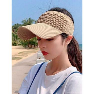 Imagem de Boné Viseira Feminina Linha Premium Tecido Elástico Sport Aba Média Co