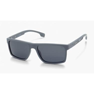 Imagem de Óculos de Sol Casual Polarizado Masculino Polo London Club, Lente UV400 Kit contém Case Couro ECO (Cinza)