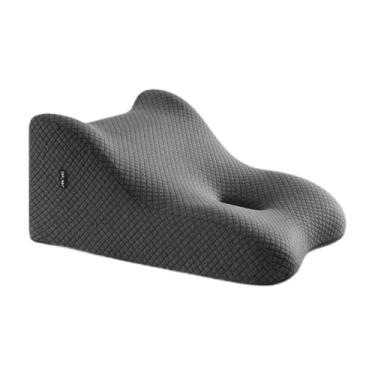 Imagem de AFXGUSD Travesseiro de Decúbito Dorsal, Almofada Multifuncional com Design Ergonômico, Almofada de Cunha para Cama, para Escritório, Exercícios, Dormitório, H, Cinza escuro