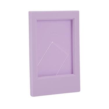 Imagem de ZJchao Porta-retratos 6X9, Com Suporte Adequado para Fotos de 3 Polegadas 9x6cm/3,5x2,4in Porta-retratos Com Suporte para Decoração de Casa e Escritório (Roxo)