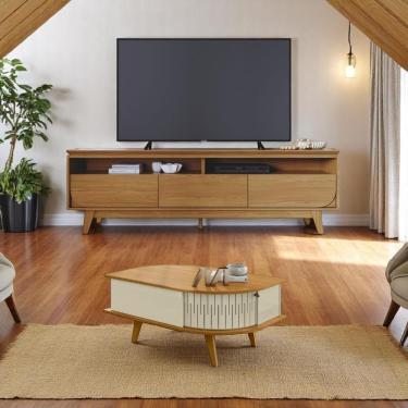 Imagem de Conjunto Selene C- Mesa De Centro Indianapolis Cumaru-opala