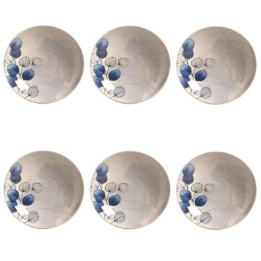 Imagem de Conjunto De Pratos Fundos 06 Peças Coup New Blue Porto Brasil
