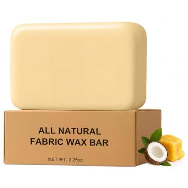 Imagem de HappyAlley 1 pacote com barra de cera de tecido de cera, barra regular, tratamento natural à prova d'água para lona, sapatos, chapéus, jaqueta, bolsas, proteção durável contra chuva, totalmente