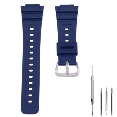 Imagem de Czjiaqh Pulseira de relógio de resina compatível com Casio 10512401 DW-5600 G-5600E G-5700 GW-M5600 GW-M5610 GLX-5600 10323536 GW-5000 pulseira de borracha para esportes ao ar livre, pulseiras