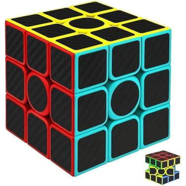 Imagem de Cubo Mágico Profissional 3x3x3 Colorido - Alta Velocidade, Interativo, Antienrosco, Ideal Para Speedcubing E Competição - Ultrasuave