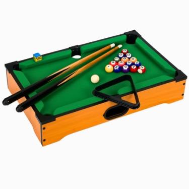 Imagem de Mini Mesa Bilhar Sinuca Snooker Criança Infantil Brinquedo