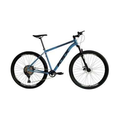 Imagem de Bicicleta Bike Aro 29 MTB Aluminio KSX SD7 12V Marchas Index Cabeamento Interno (AZUL ZIMBRO (ADS PRETO), 21)