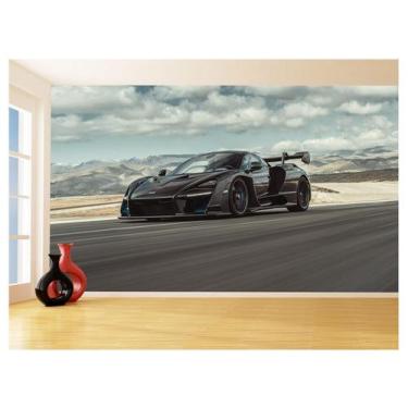 Imagem de Papel De Parede 3D Carro Mc Laren Pista Super 3,5M Car282 - Você Decor