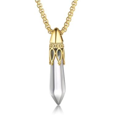 Imagem de KeyStyle Colar de cristal de cura para mulheres, joia de aniversário de nascimento de cura energética para ela, colares de aniversário para mãe e filha, 56+5cm(22+2 inches), Cristal, Esmeralda