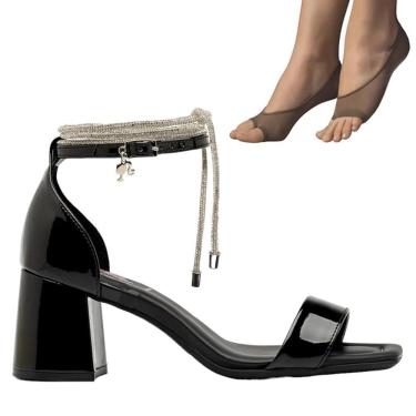 Imagem de Kit Sandália Piccadilly Barbie Feminina + 2 Pares de Meias