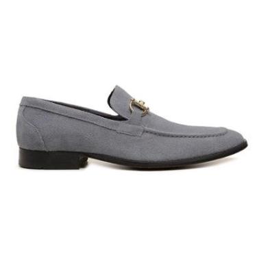 Imagem de Sapato Social Cinza Em Couro 50506-Masculino