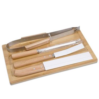 Imagem de Kit para Churrasco Profissional 5 Peças BBQ Expert - Aço Inox de Alta Durabilidade, Estojo de Transporte Premium