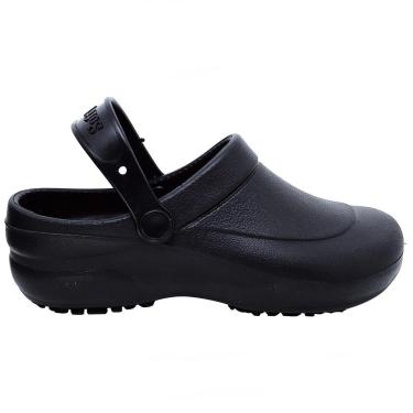 Imagem de Babuche Unissex Profissional SoftWorks Antiderrapante Trabalho EPI CA 27921 EVA BB60 Preto-Unissex
