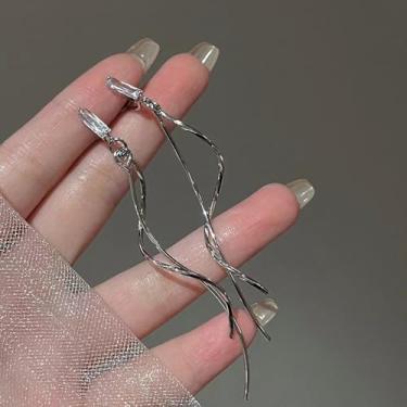 Imagem de Conjunto de brincos de argola para mulheres, pacote com várias unidades, hipoalergênicos, Large, Metal, Zircônia cúbica