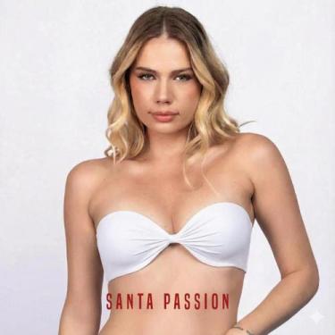 Imagem de Sutiã Santa Passion sem alça com Bojo e Aro Liso de Alta Sustentação P