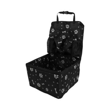 Imagem de Capa De Assento De Carro Universal Antiderrapante Para Cães Com Bolsos
