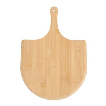 Imagem de Asixxsix Casca de Pizza Bambusoideae de 40 Cm, pá de Pizza de Madeira Premium Com Acabamento Liso, Alça Fácil para Assar, Servir, Cortar, Pão, Queijo, Frutas, Vegetais