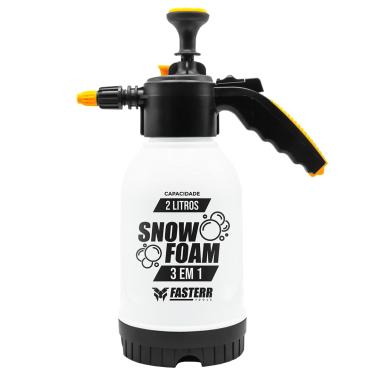 Imagem de Pulverizador de Espuma 3 em 1 Fasterr 2L – Snow Foam Manual com Bico Duplo, Alta Pressão e Espuma Densa para Lavagem de Carros, Jardins e Limpeza Domé
