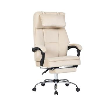 Imagem de Cadeira de escritório multifuncional ajustável com assento de rodas com suporte para encosto, cadeira ergonômica para computador, cadeira de jogos, giratória, confortável, cadeira de balanço para