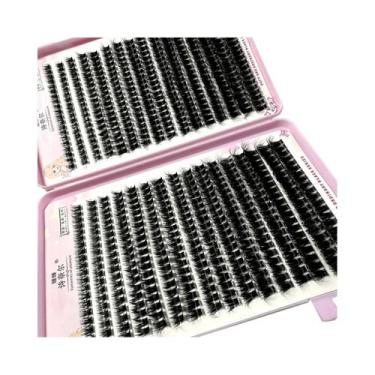 Imagem de Cílios Postiços Individuais 8D Fluffy Thick Wispy, 640 Peças, Curvatur