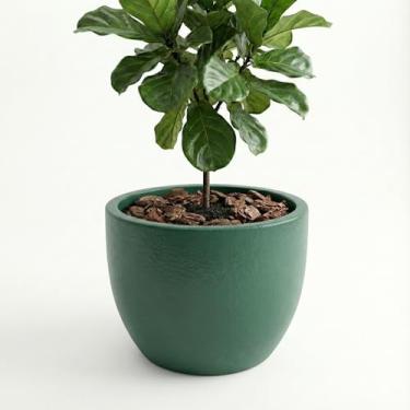 Imagem de Genérico, Vaso de Parede Meia-lua, Uso Interno, Tamanho G, Preto, Cimento, Acabamento Liso, Formato Meia-lua, Montagem em Parede, Vaso para Plantas, 15x12x11 cm