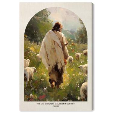 Imagem de Your Steadfast Love Impressão em tela Jesus Wall Art por Art Remedy, Gallery Wrapped, 10 x 15