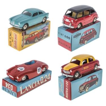 Imagem de OPO 10 - Set of 4 Cars Compatible with Fiat + Alfa Romeo + Lancia 1/48 Mercury Collection by Hachette LMA2