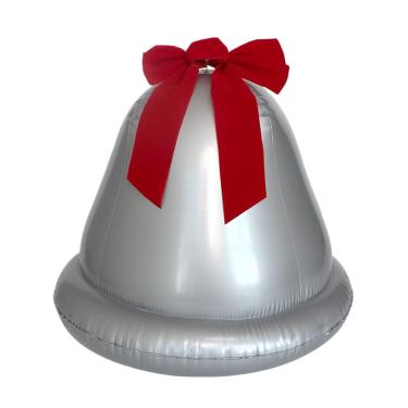 Imagem de Grandes Enfeites Natal Infláveis - Decoração Natalícia com Sinos Infláveis Gigantes | Decoração Externa para Relvado e Pathway,Para Interior Sala Quarto Escritório Escola