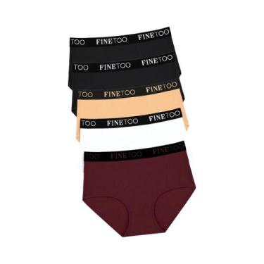 Imagem de Calcinhas Femininas plus Size De Algodão Sem Costura De Cintura Alta 5