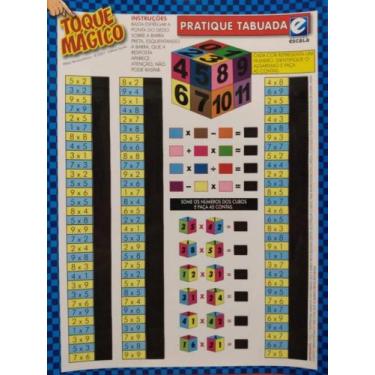 Imagem de Toque Mágico: Pratique Tabuada - Tabela Termocrômica - Editora Escala,