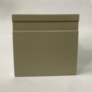 Imagem de Kit com 5 Barras Rodapé de Poliestireno 10cmX15mm Frisado Color 12m - 