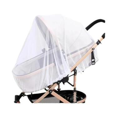 Imagem de Rede Mosquiteira Para Carrinho De Bebê Com Cobertura Total E Malha Den
