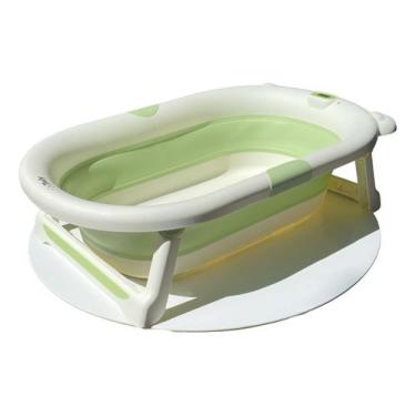 Imagem de Banheira Dobrável Premium Com Termômetro Touch Minimalista - Tibaby, V