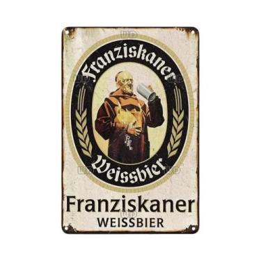 Imagem de Placa Decorativa Vintage Da Cerveja Paulaner Da Alemanha, Cartaz De Me