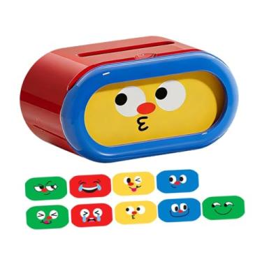 Imagem de DimyFew Porta-lenços de papel, caixa organizadora para guardanapos, estojo para lenços faciais para escritório, Vermelho