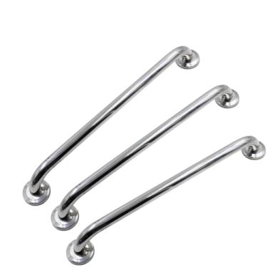 Imagem de Barra de Apoio para Parede em Aço Inox 24mm de Diâmetro Segurança e Acessibilidade (3, 50cm)