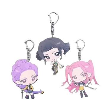 Imagem de Chaveiros K Pop Demon Hunter, Lembrancinhas De Festa De Aniversário Kp