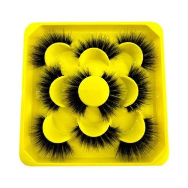 Imagem de Cílios Postiços 3D De Mink Sintético Fluffy MKYDCG, Extensão De Cílios