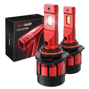 Imagem de Torchbeam Luz de neblina LED H-11, atualização brilhante 75000lm, branco 6500K, ventilador de resfriamento de alta velocidade, tamanho mini 1:1, plug-n-play, pacote com 2