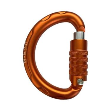 Imagem de Mosquetão Triplo Semicircular Com Trava Automática CLIWIZ, Cadeado Mas